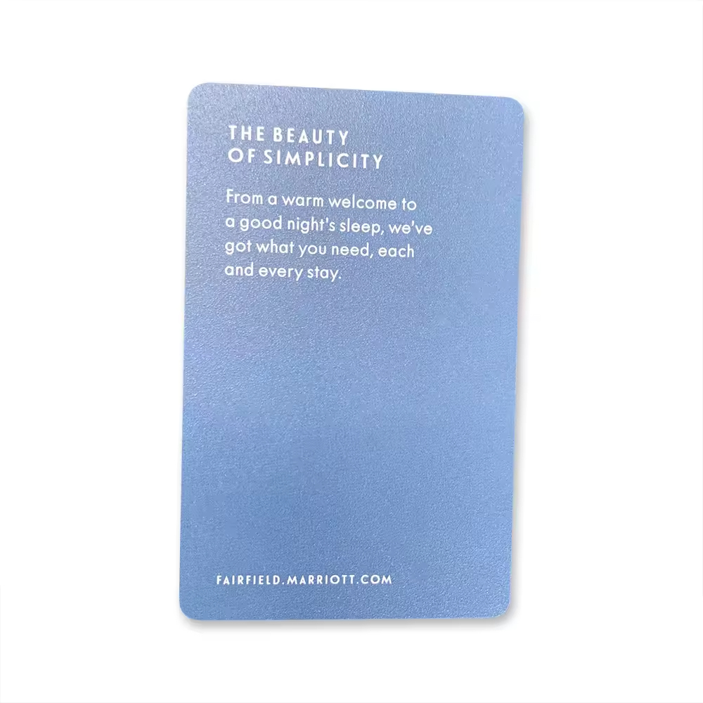 plastic transparent business card